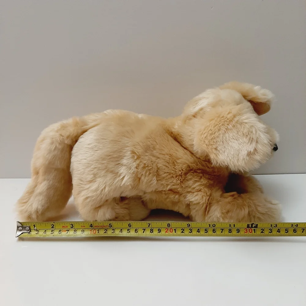 🍒 FOLKMANIS Golden Retriever Puppy Dog Hand Puppet Plush Soft Kids Toy - Picture 2 of 16